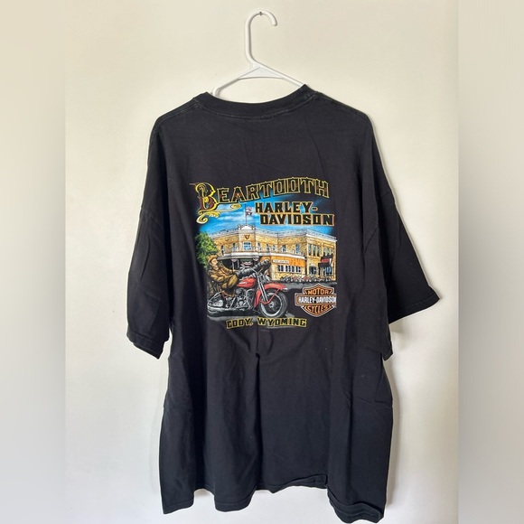Beartooth Cody, Wyoming Harley Davidson Tshirt - Picture 4 of 7